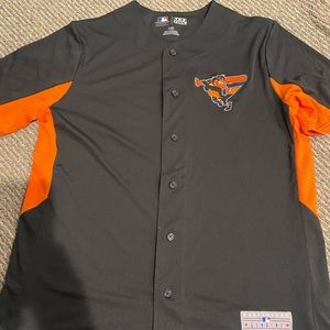 Orioles button jersey shirt